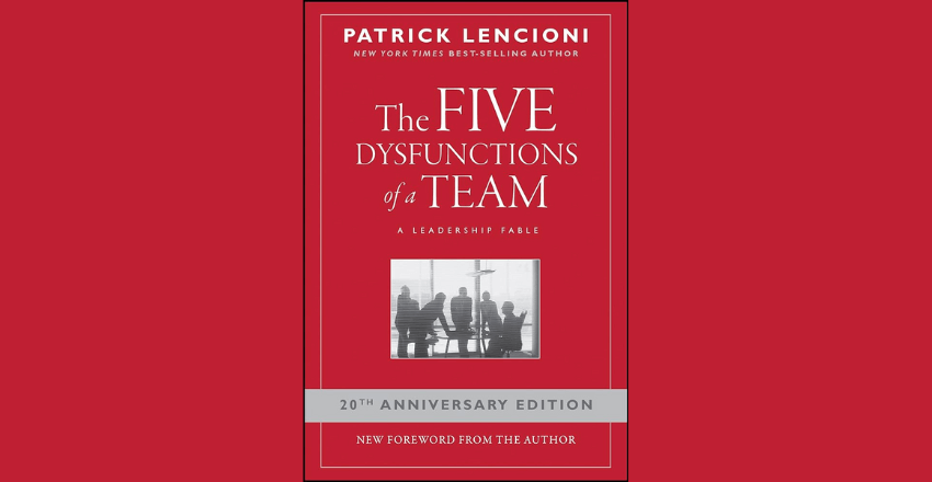 Patrick Lencioni, in his book "The Five Dysfunctions of a Team,"